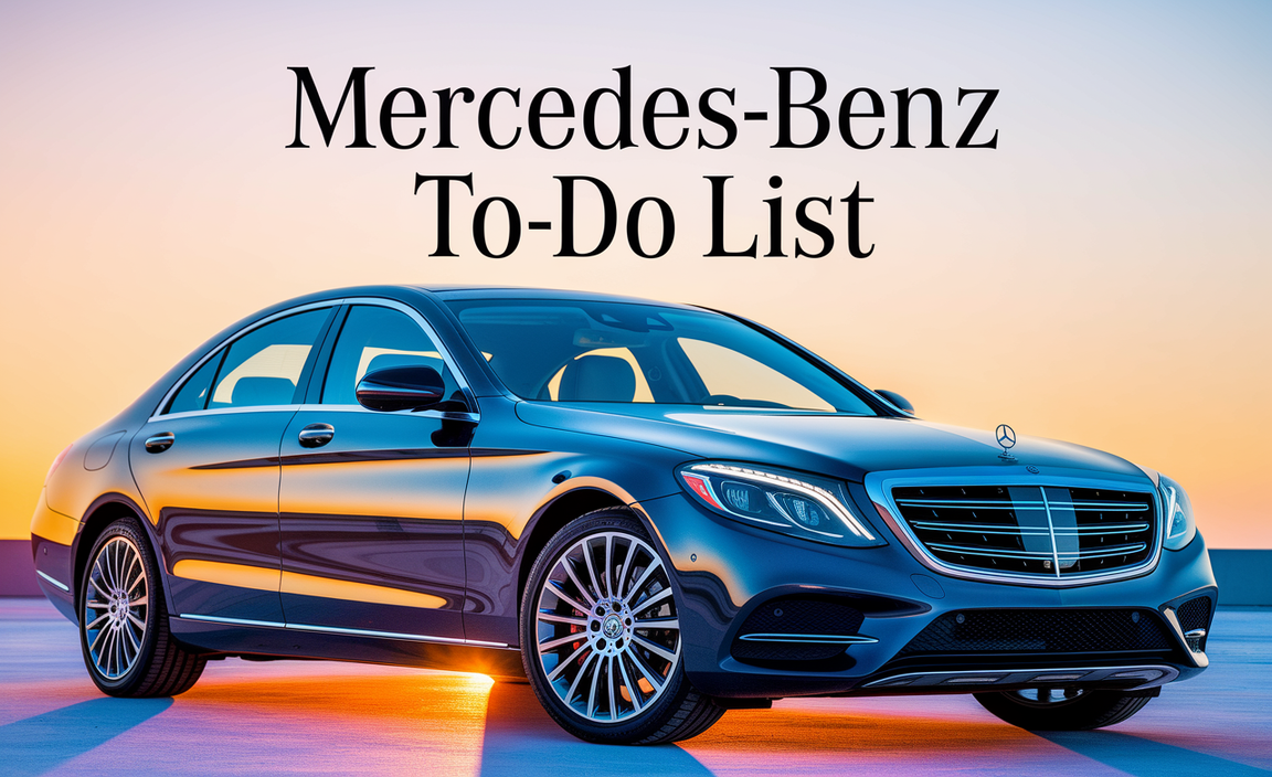 Mercedes-Benz To-Do List