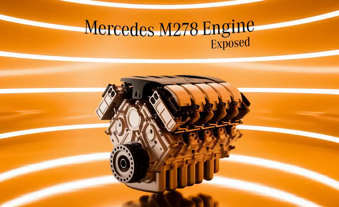 Mercedes M278 Engine Exposed