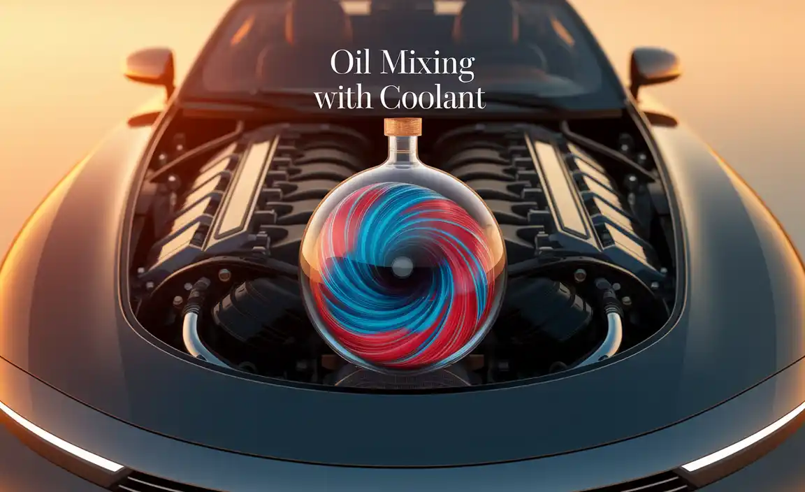 Oil Mixing With Coolant