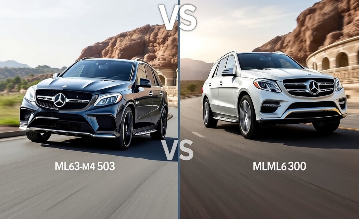 Performance Comparison ML63 AMG vs ML350