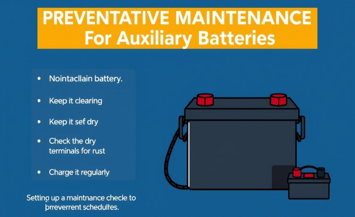 Preventative Maintenance For Auxiliary Batteries