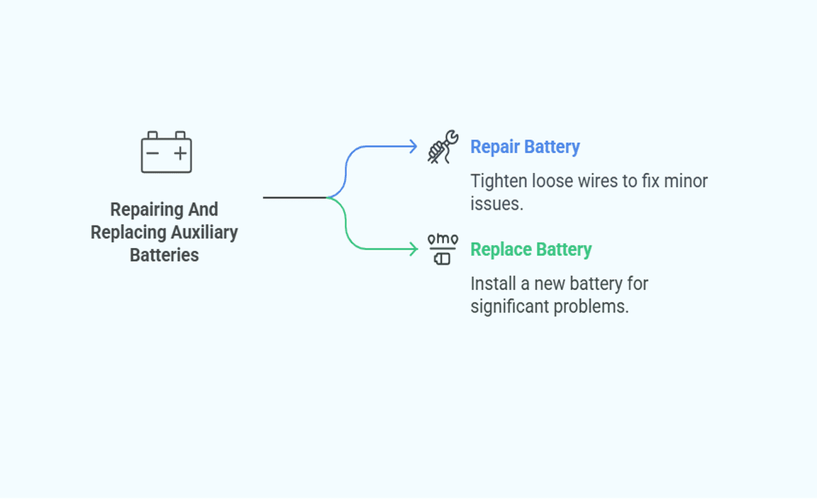 Repairing And Replacing Auxiliary Batteries