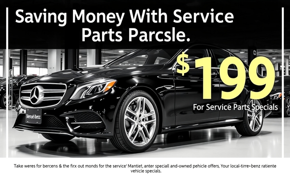 Saving Money With Service Parts Specials