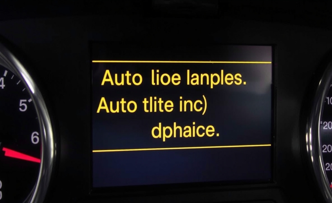 Understanding Why The Auto Lights Inoperative Issue Occurs