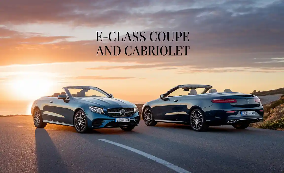 E-Class Coupe and Cabriolet