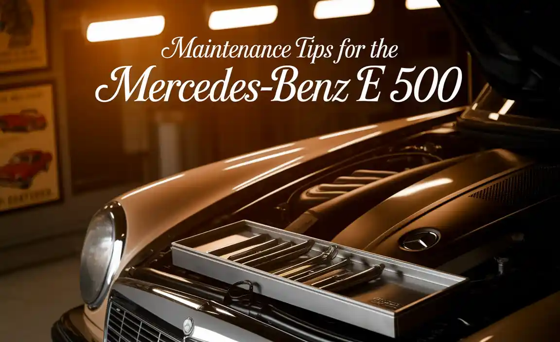 Maintenance Tips For The Mercedes-Benz E 500