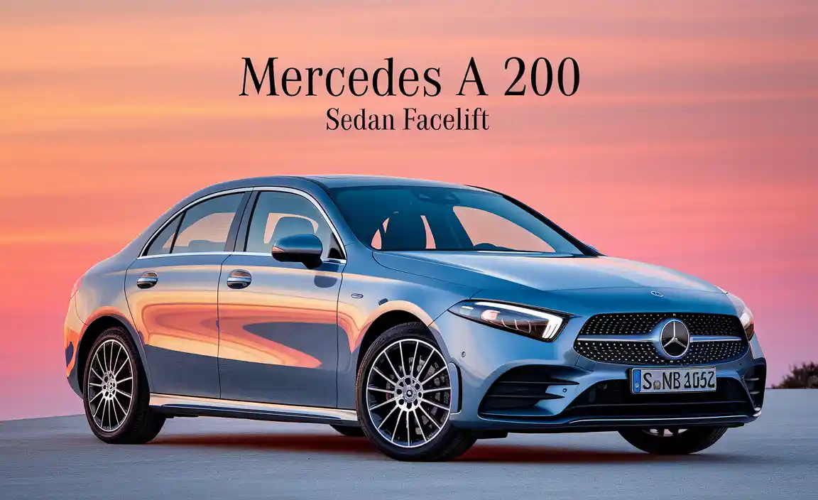 Mercedes A 200 Sedan Facelift