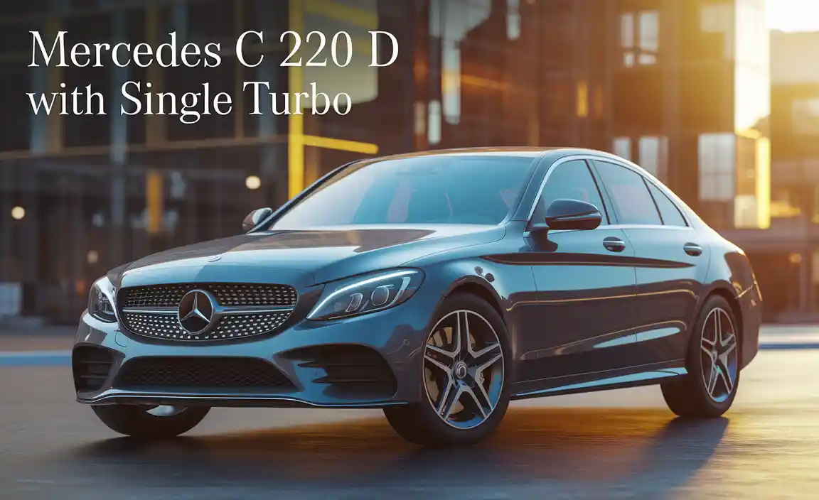 Mercedes C 220 D And With Single Turbo