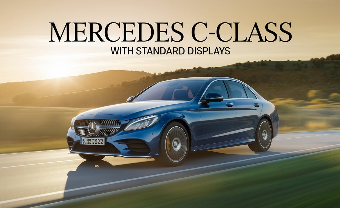 Mercedes C-Class With Standard Displays