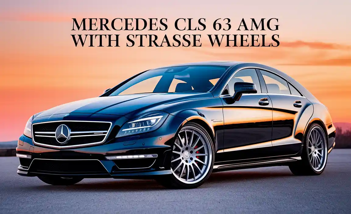Mercedes CLS 63 AMG with Strasse Wheels