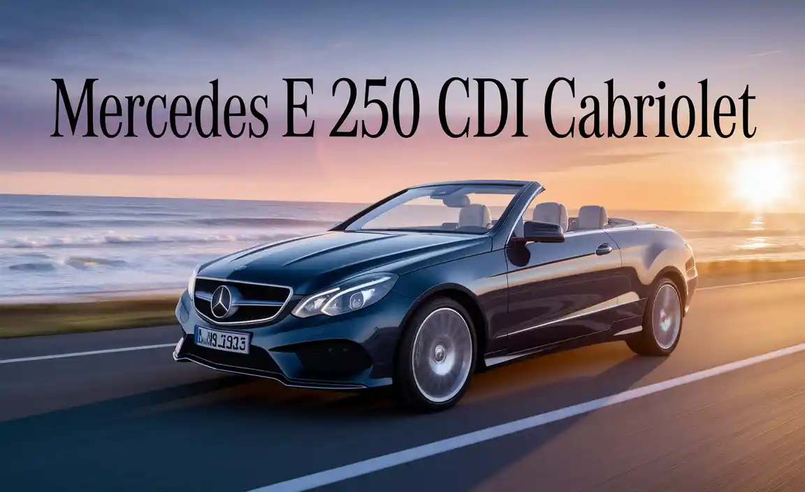 Mercedes E 250 CDI Cabriolet