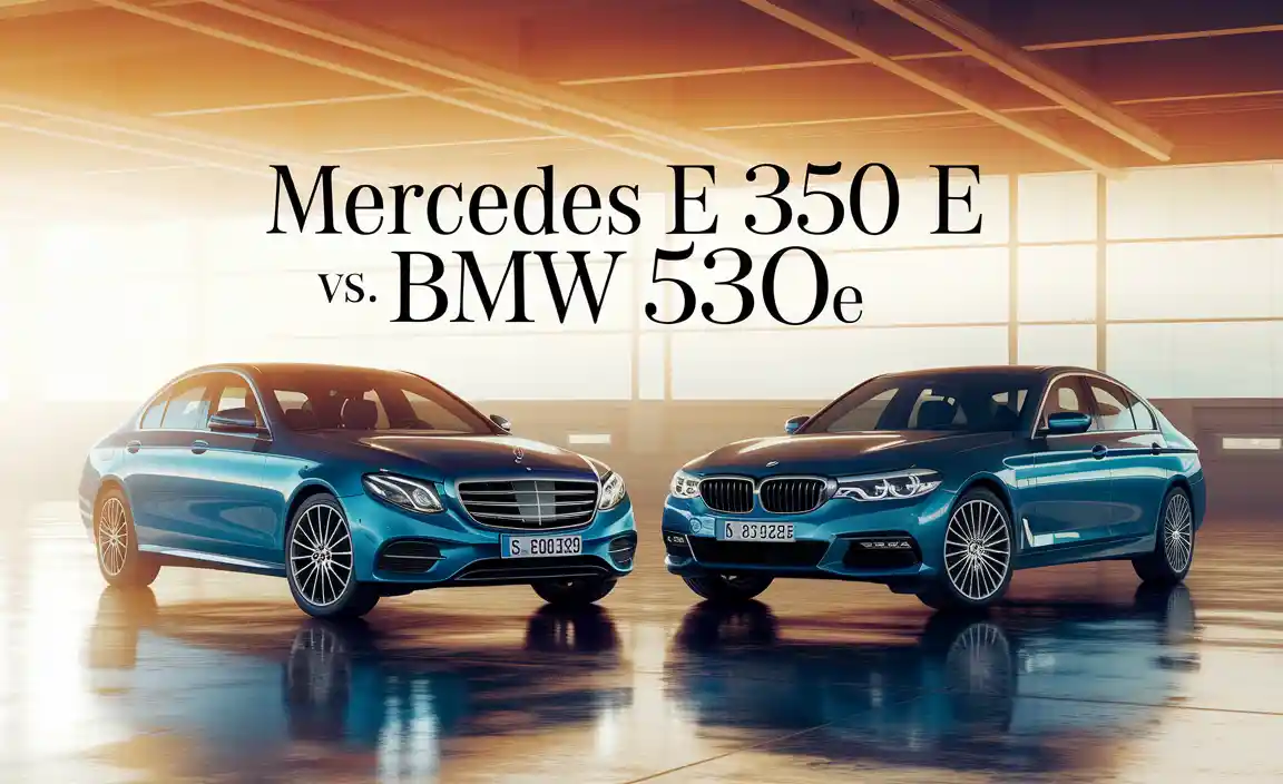 Mercedes E 350 E Vs BMW 530e