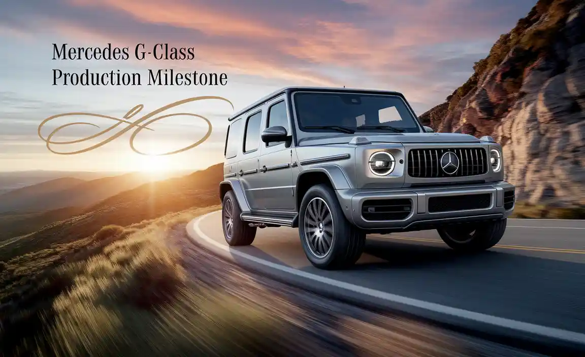 Mercedes G-Class Production Milestone