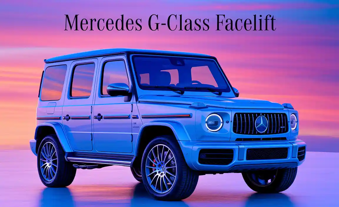 The Mercedes G-Class Facelift