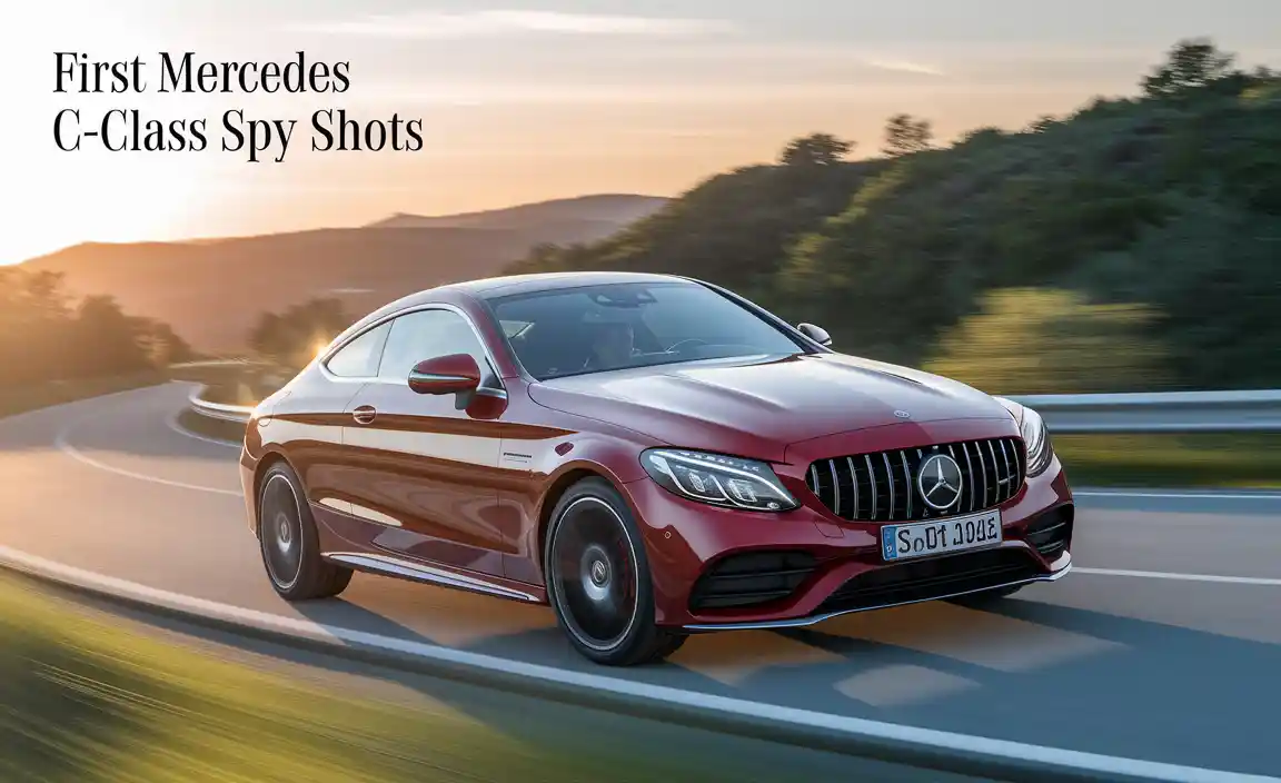 What Are The First Mercedes C-Class Coupe Spy Shots