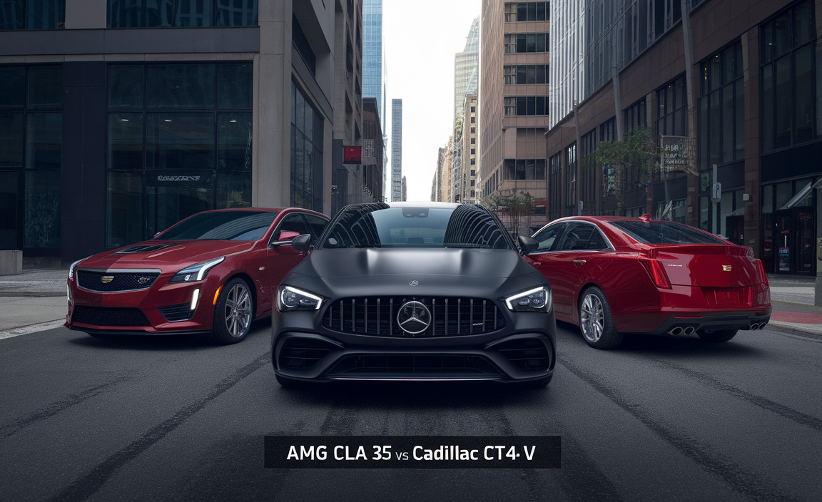 AMG CLA 35 Vs Cadillac CT4-V