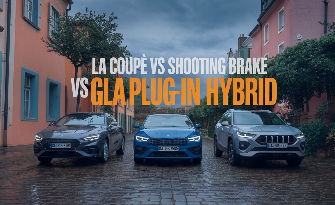 CLA Coupé Vs Shooting Brake Vs GLA Plug-In Hybrid