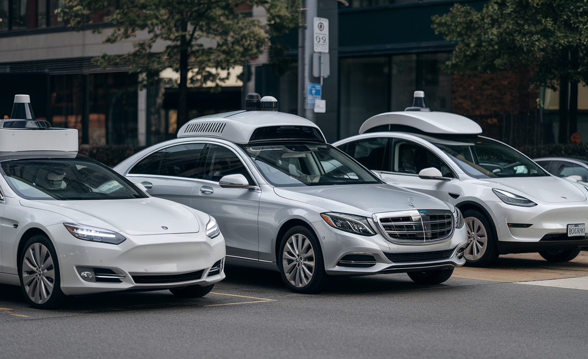 Comparing Self-Driving Mercedes-Benz with Competitors