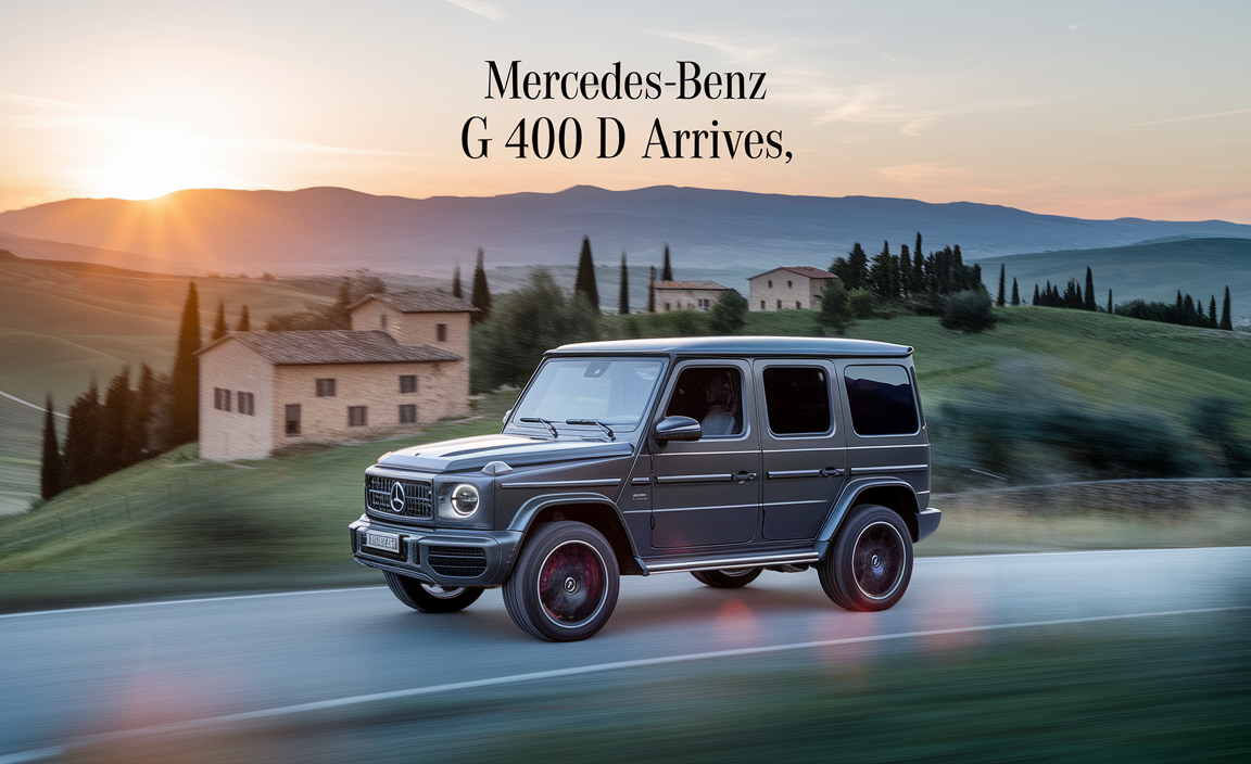 Mercedes-Benz G 400 D Arrives