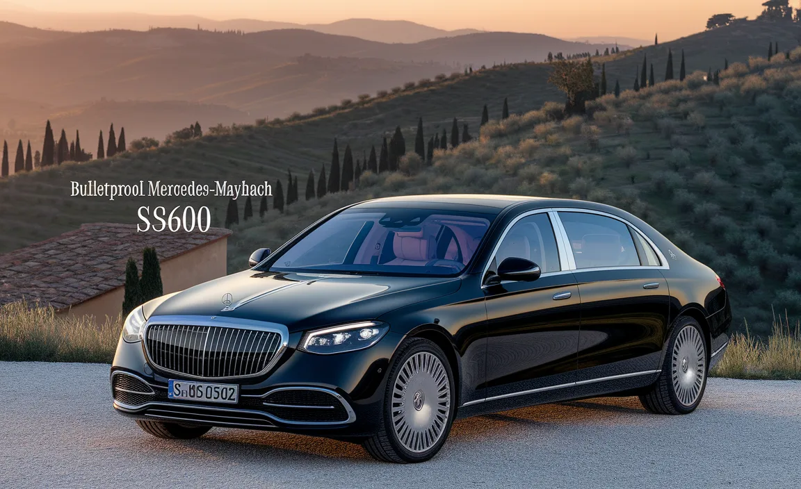 Bulletproof Mercedes-Maybach S600
