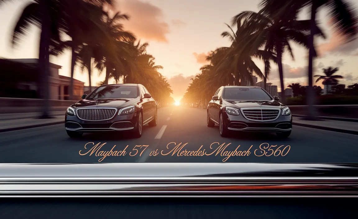 Maybach 57S vs Mercedes-Maybach S560