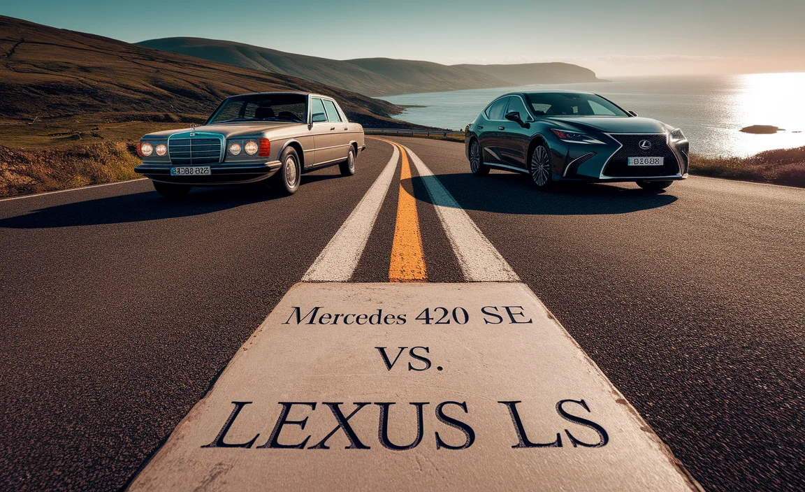 Mercedes 420 SE vs Lexus LS