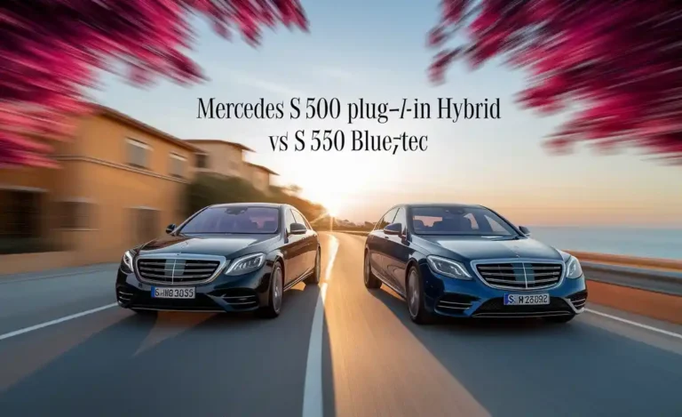 Mercedes S 500 Plug-In Hybrid vs S 350 Bluetec