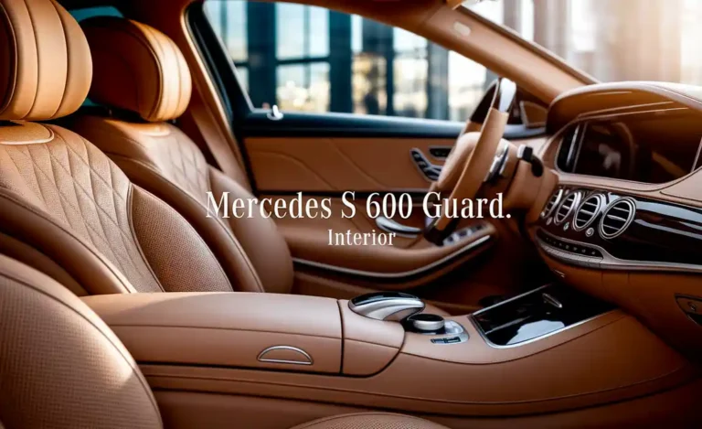 Mercedes S 600 Guard Interior