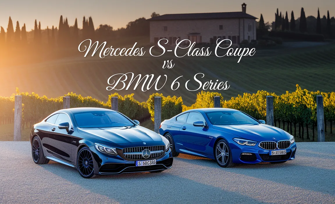 Mercedes S-Class Coupe vs BMW 6 Series