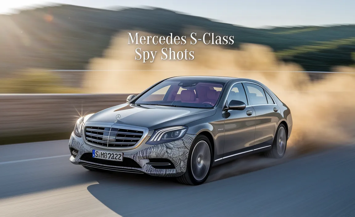Mercedes S-Class Facelift Spy Shots
