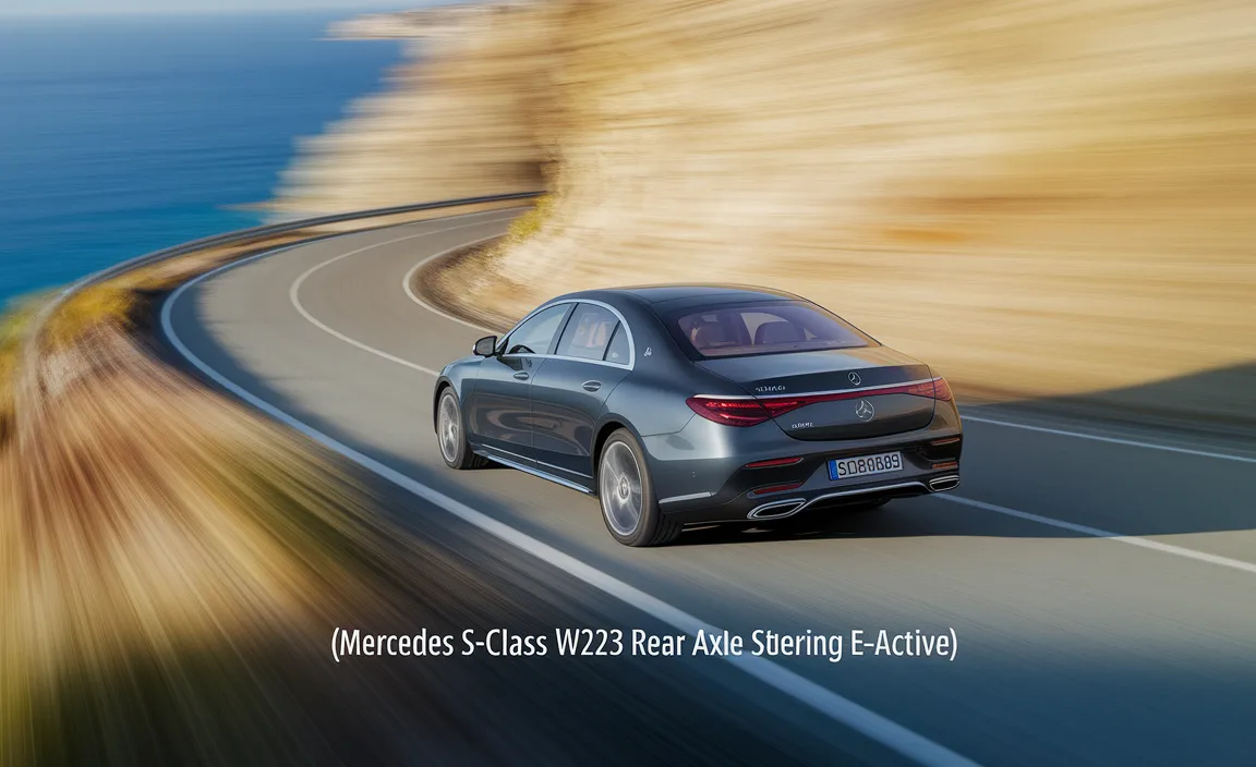 Mercedes S-Class W223 Rear Axle Steering E-Active