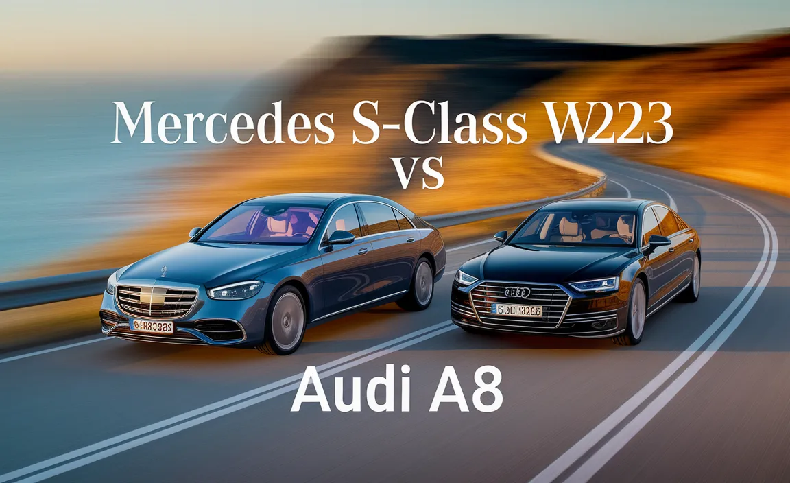 Mercedes S-Class W223 vs Audi A8: Essential Luxury Showdown