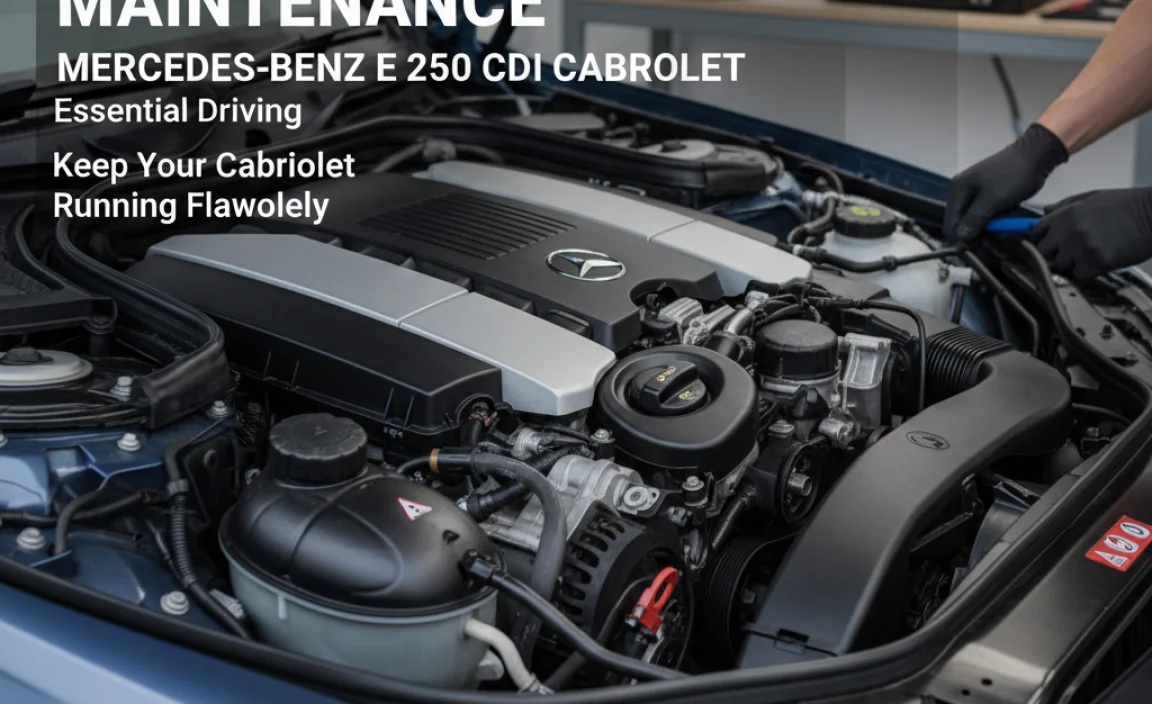 Essential Maintenance for Your E 250 CDI Cabriolet