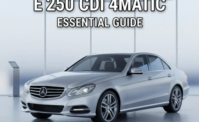 Mercedes-Benz E 250 CDI 4Matic: Essential Guide