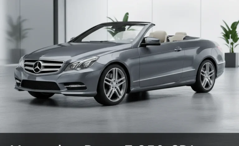 Mercedes-Benz E 250 CDI Cabriolet: Essential Driving